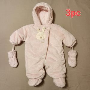 Baby Girl Faux Fur Bunting | Pink